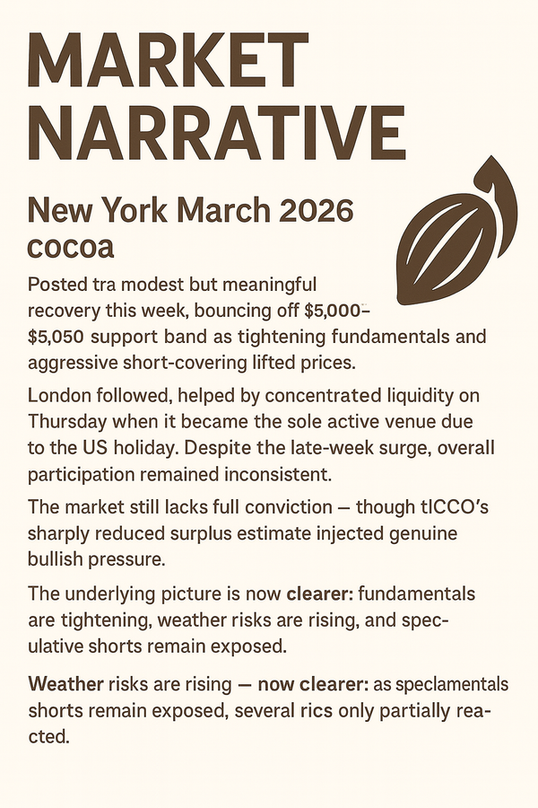 Week 48 Cocoa Market Overview