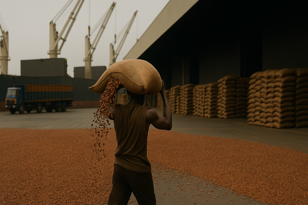 Ivory Coast Cocoa Port Deliveries Reach 894,000 Tons, 0,1% Below Last Year